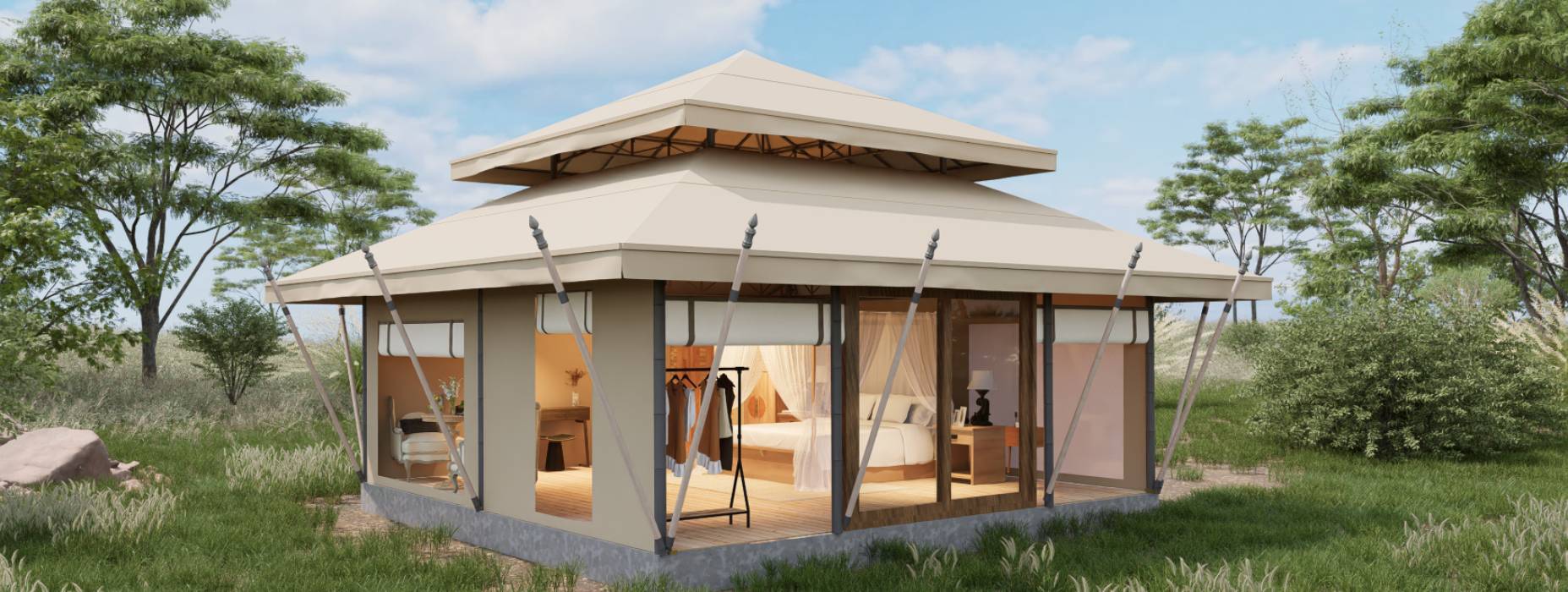 南涧户外野奢帐篷